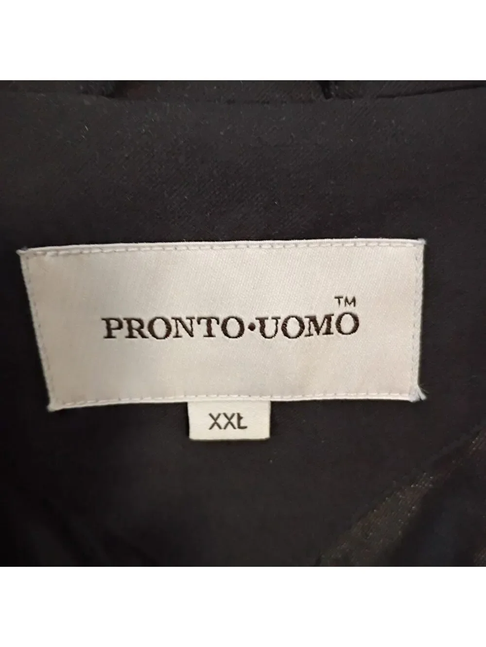 PRONTO UOMO Men's Black Wool Blend Blazer Size XXL